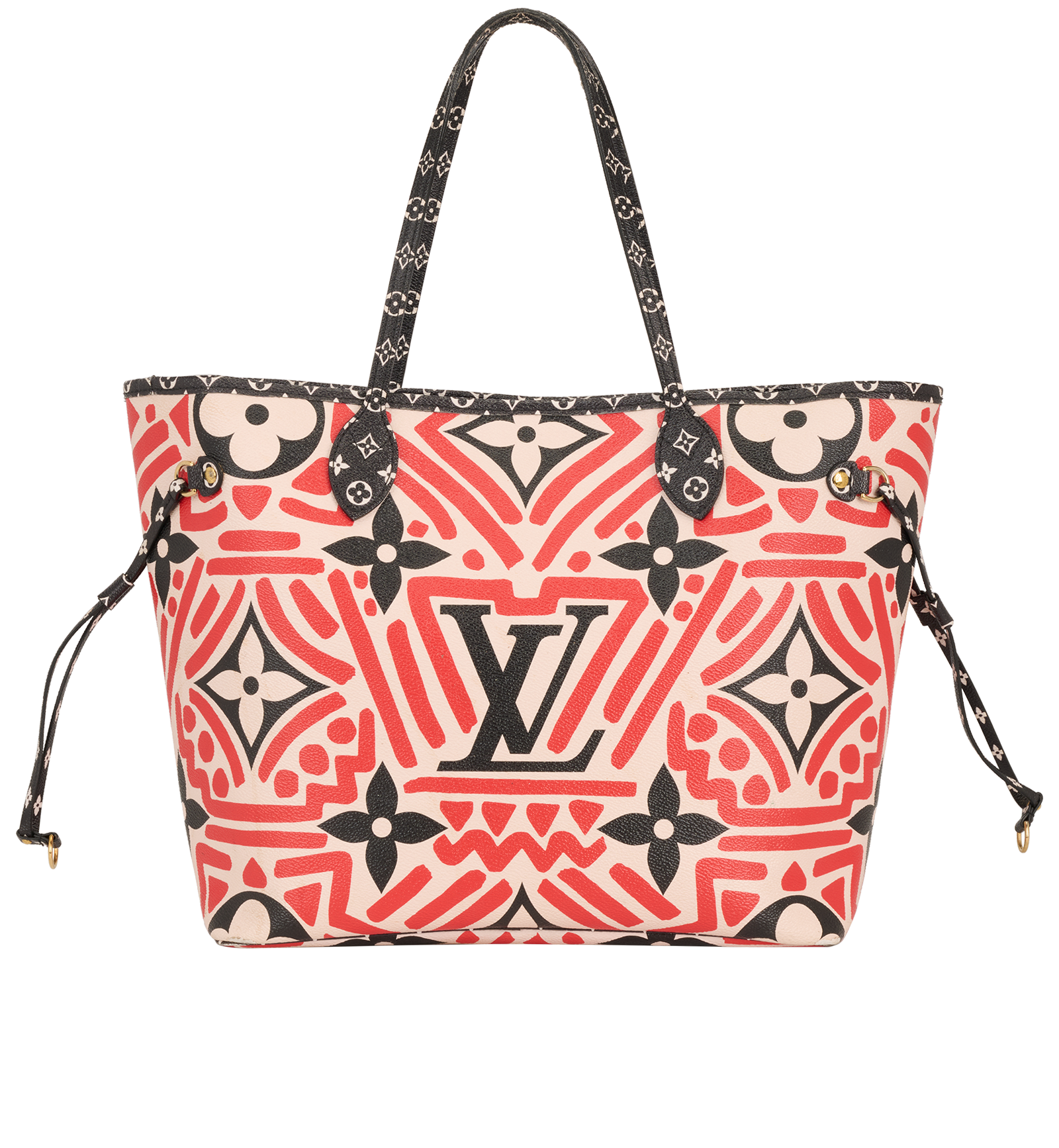 Limited Edition Neverfull MM, &pound;1,100, Handbags, Beige/Black/Red, Canvas, Back view